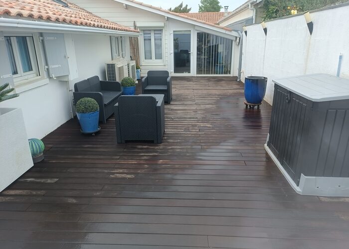 Entretien nettoyage terrasse bois Bassin d'Arcachon La teste de buch 1
