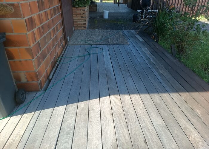 Entretien nettoyage terrasse bois Bassin d'Arcachon Taussat les bains 1