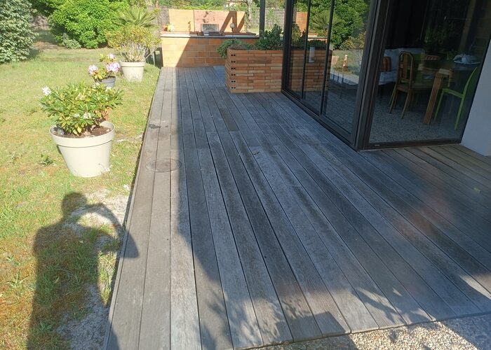 Entretien nettoyage terrasse bois Bassin d'Arcachon Taussat les bains 4