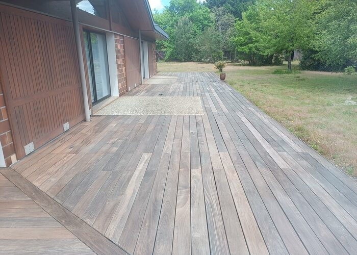 Entretien nettoyage terrasse bois Bassin d'Arcachon Taussat les bains 8