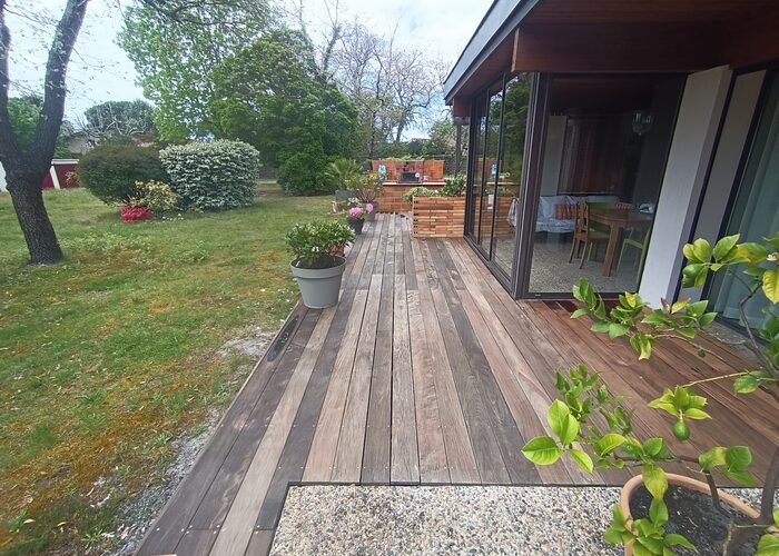Entretien nettoyage terrasse bois Bassin d'Arcachon Taussat les bains 9