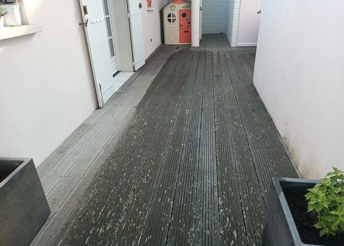 Entretien nettoyage terrasse bois et saturateur Andernos les bains 1