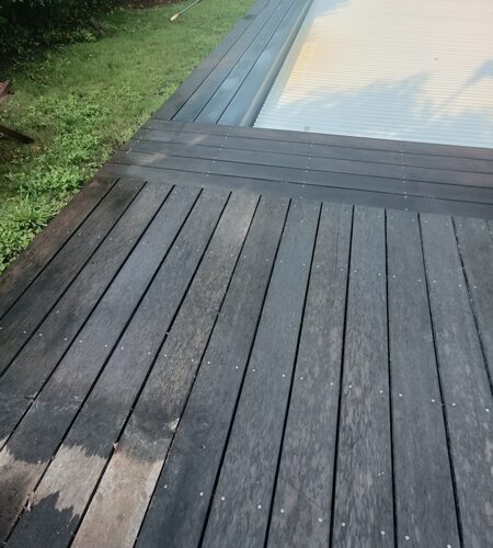 Entretien nettoyage terrasse bois et saturateur Andernos les bains 3