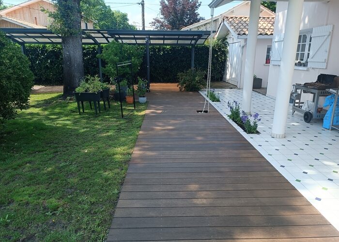 Entretien nettoyage terrasse bois et saturateur Andernos les bains 5