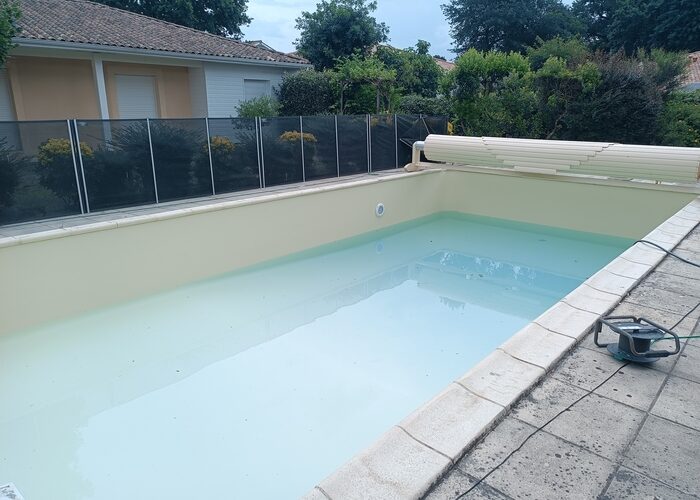 Rénovation piscine Andernos changement des skimmers des tuyaux et du liner 12