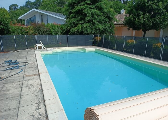 Rénovation piscine Andernos changement des skimmers des tuyaux et du liner 14