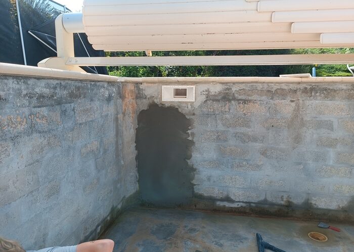 Rénovation piscine Andernos changement des skimmers des tuyaux et du liner 6