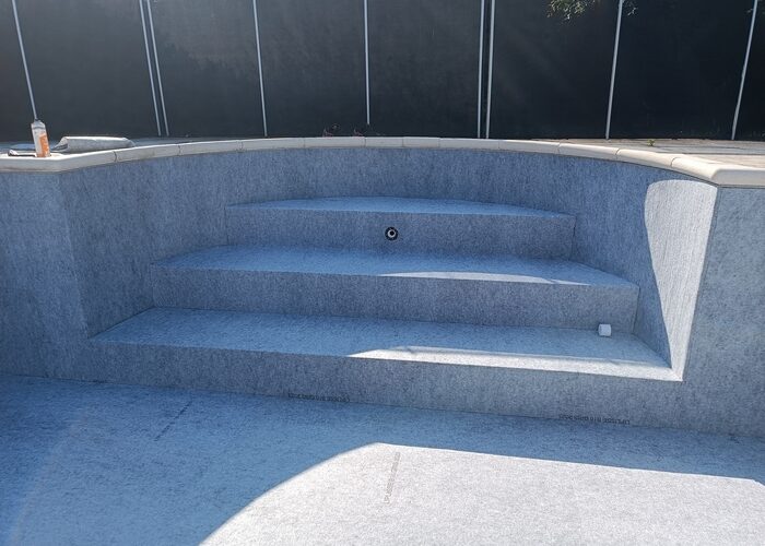 Rénovation piscine Andernos changement des skimmers des tuyaux et du liner 9