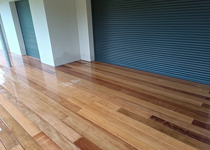 Terrasse bois exotique Itauba à Taussat les bains 1