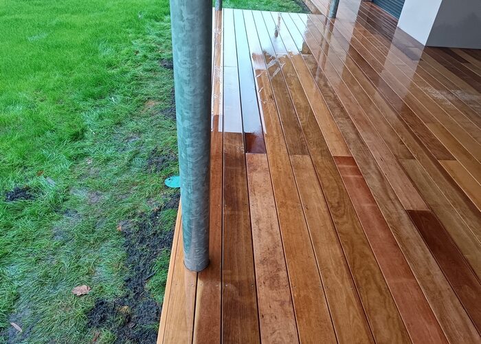 Terrasse bois exotique Itauba à Taussat les bains 2