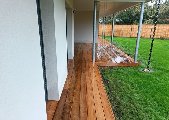 Terrasse bois exotique Itauba à Taussat les bains 5