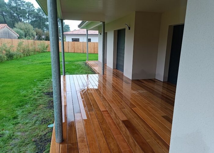 Terrasse bois exotique Itauba à Taussat les bains