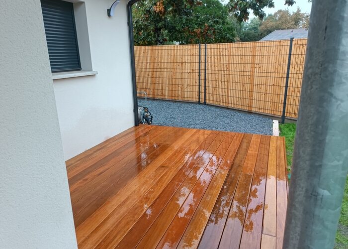 Terrasse bois exotique Itauba à Taussat les bains 9