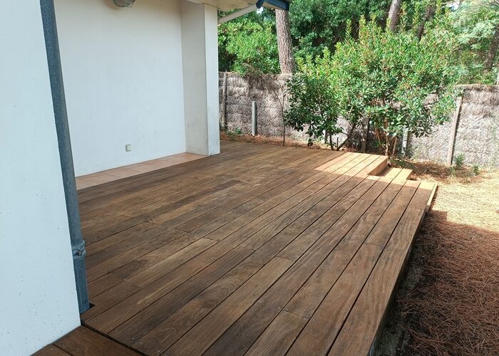 Entretien nettoyage et saturateur terrasse bois Cap Ferret 10