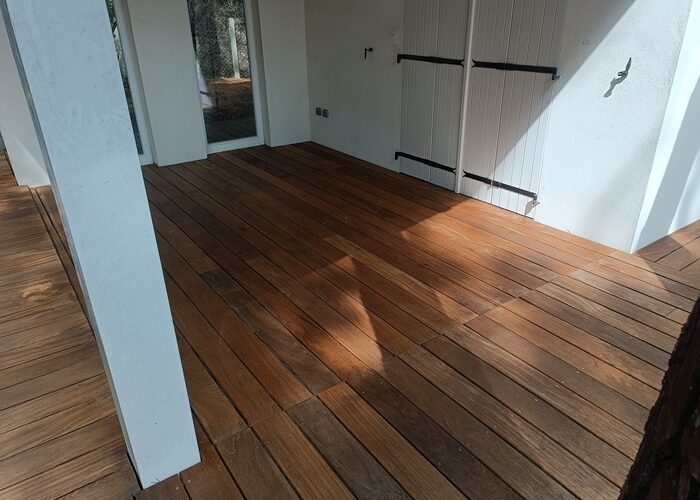 Entretien nettoyage et saturateur terrasse bois Cap Ferret 12