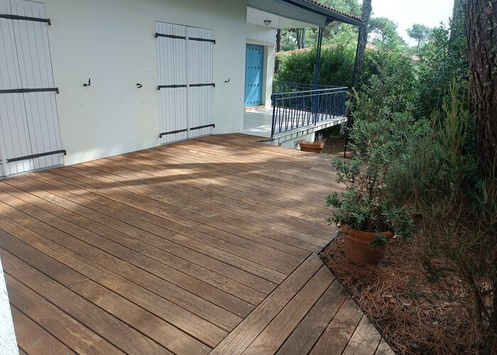 Entretien nettoyage et saturateur terrasse bois Cap Ferret 13
