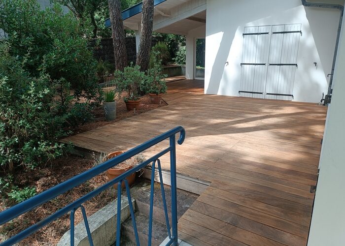 Entretien nettoyage et saturateur terrasse bois Cap Ferret 14