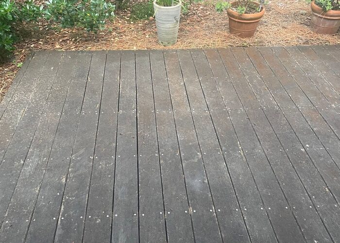 Entretien nettoyage et saturateur terrasse bois Cap Ferret 2