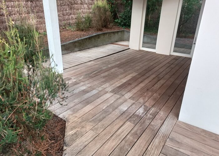 Entretien nettoyage et saturateur terrasse bois Cap Ferret 7