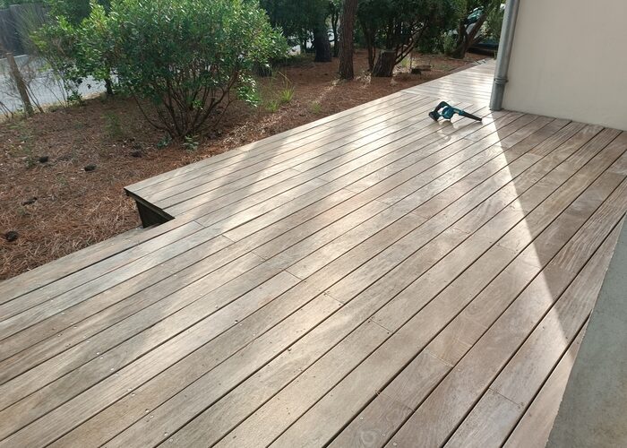 Entretien nettoyage et saturateur terrasse bois Cap Ferret 8