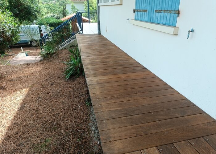 Entretien nettoyage et saturateur terrasse bois Cap Ferret 9