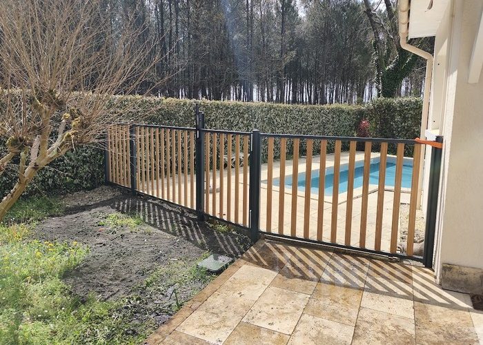 Barrières de sécurité avec portillon conforme à la norme 1