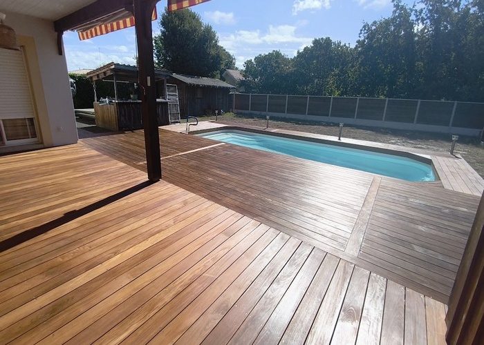 Entretien terrasse bois Andernos nettoyage et saturateur 4