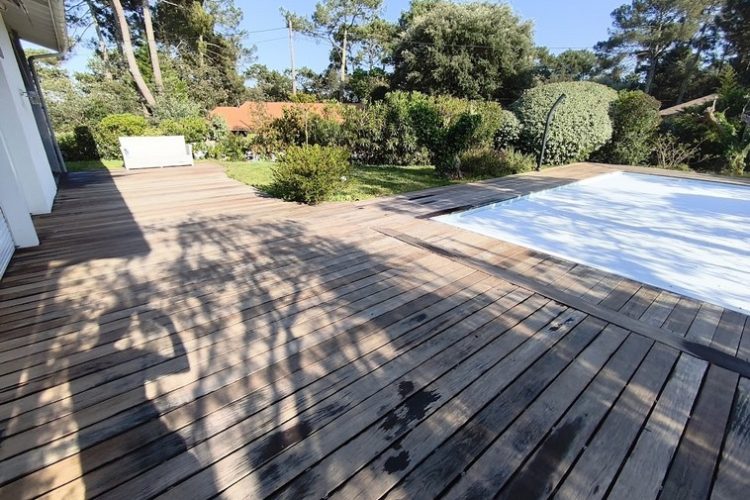 Entretien terrasse bois nettoyage au Pyla sur Mer