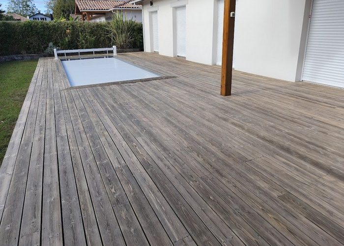 Entretien terrasse bois nettoyage et saturateur Gujan Mestras 2