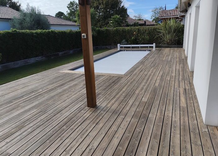 Entretien terrasse bois nettoyage et saturateur Gujan Mestras