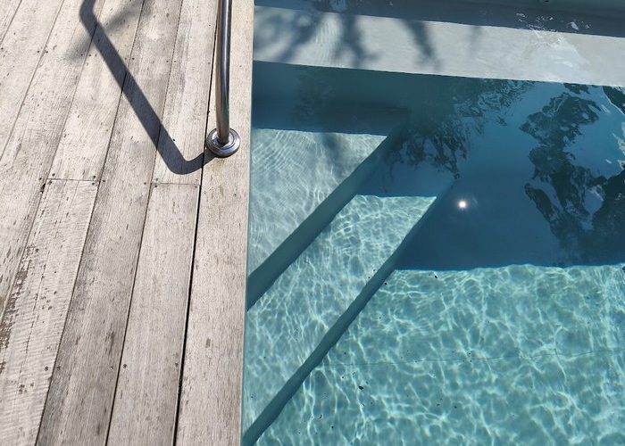 Pose membrane armée Delifol piscine de 7.5 x 3.5 à Andernos les bains 6