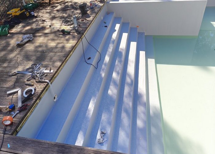 Rénovation piscine camping membrane armée Delifol 150.100 5