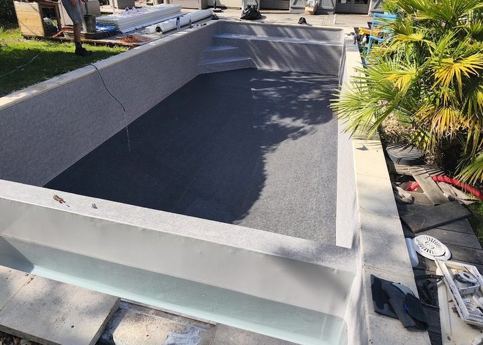 Rénovation piscine pose membrane armée Delifol Andernos les bains 3